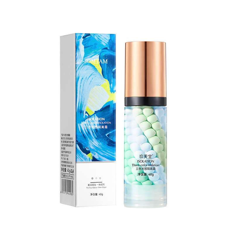 Основа под макияж база 3в1 JOMTAM three-color isolation, 40 гр