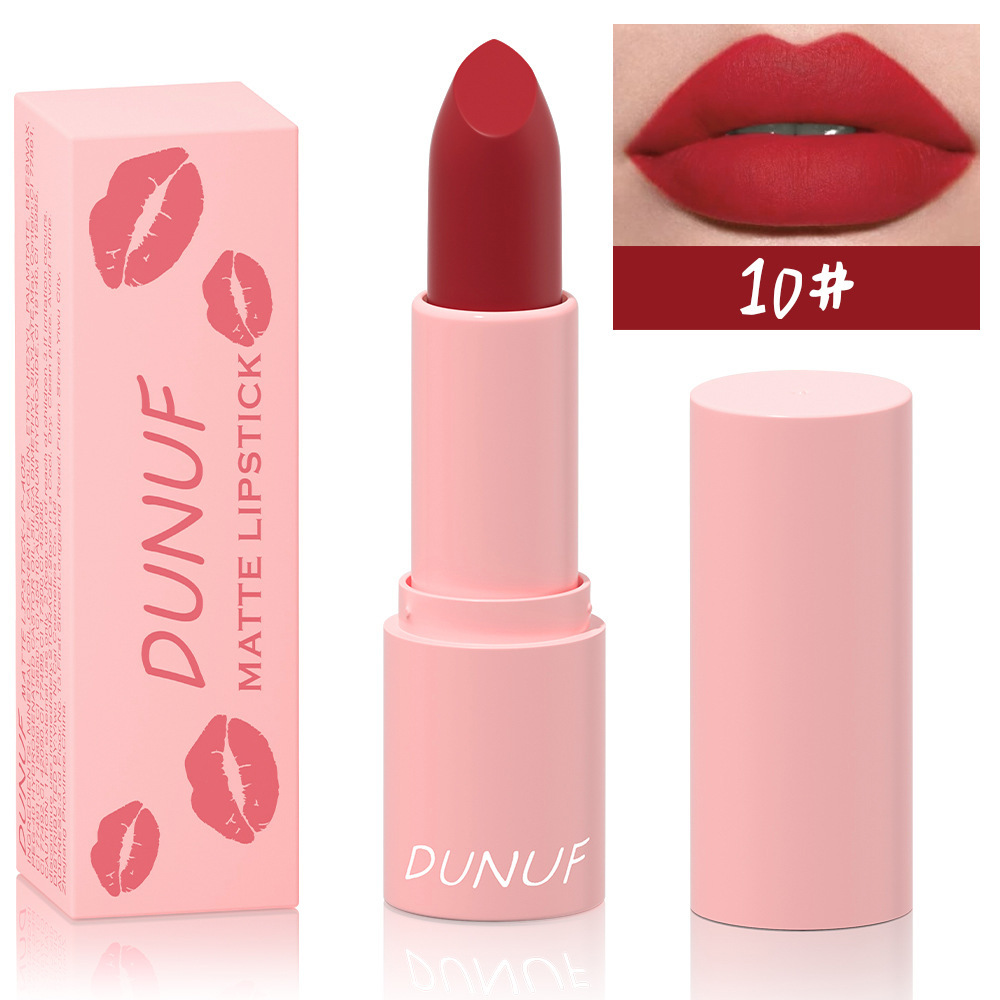 Матовая помада DUNUF Matte Lipstick 10