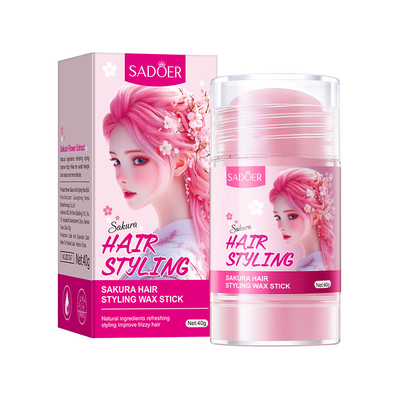 Воск для укладки волос в стике SADOER Sakura Hair Styling Wax Stick, 40 гр