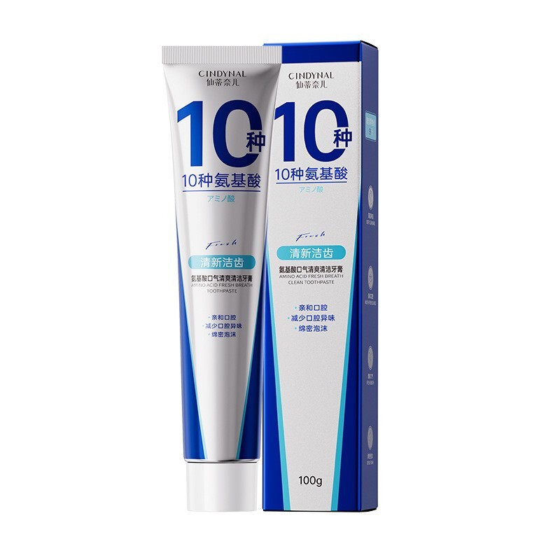 Зубная паста с аминокислотами для профилактики свежего дыхания CINDYNAL Amino Acid Fresh Breath Toothpaste, 100 гр