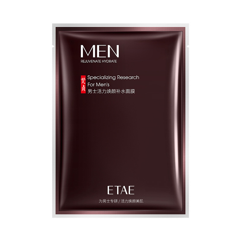 Омолаживающая тканевая маска для мужчин ETAE Mens Vitality Rejuvenate Hydrate Facial Mask, 30 гр