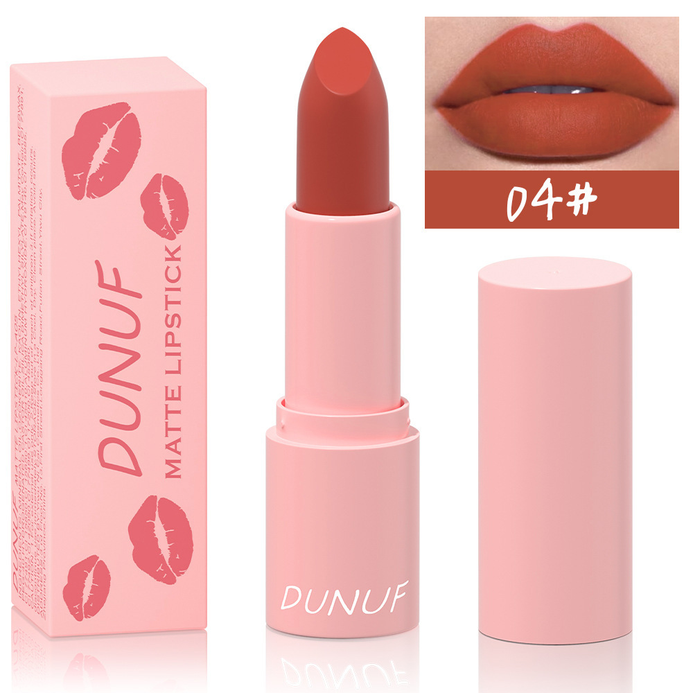 Матовая помада DUNUF Matte Lipstick 04