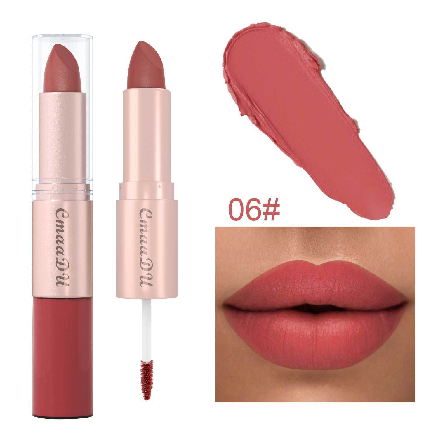 Помада-блеск 2 в 1 Lip Glosses CmaaDu 06