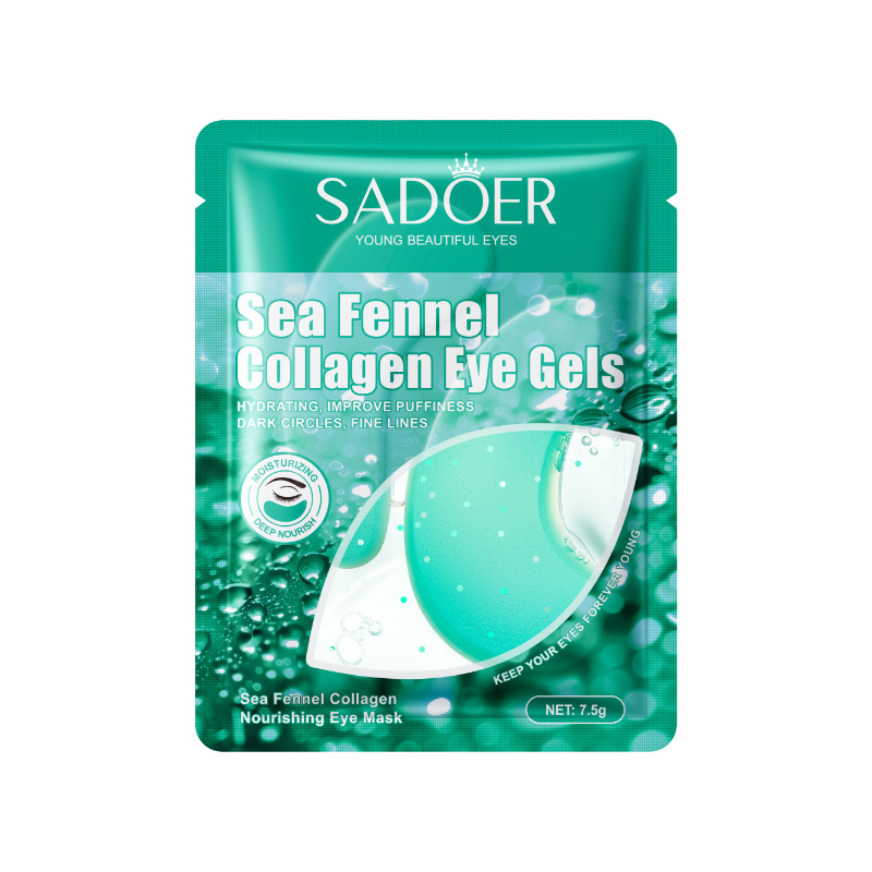 Гидрогелевые патчи для век с морским фенхелем SADOER Sea Fennel Collagen Eye Gels, 7.5 гр
