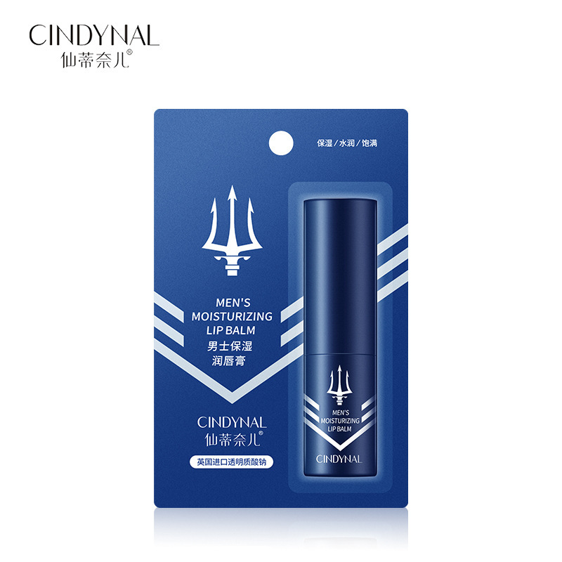 Увлажняющий бальзам для губ для мужчин CINDYNAL Mens Moisturizing lip Balm 2,7 гр