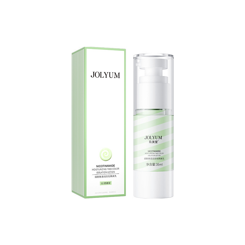 Корректор под макияж Jomtam Nicotinamide Moisturizing Two-color Isolation Lotion (зеленая), 35мл