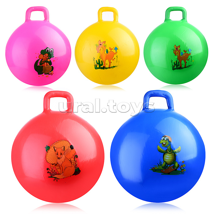 Мяч с ручкой 55см