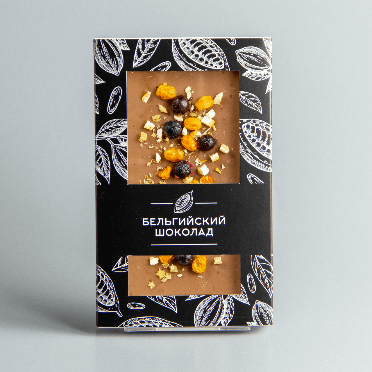 NEW! Молочный шоколад с апельсом, облепихой и черной смородиной #22