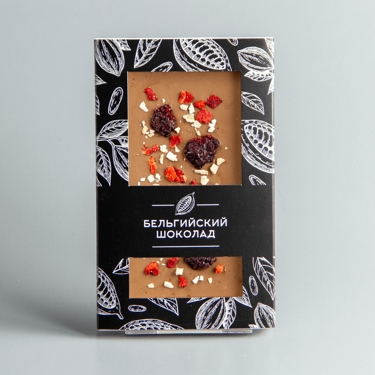 NEW! Молочный шоколад с клубникой, ежевикой и манго #23