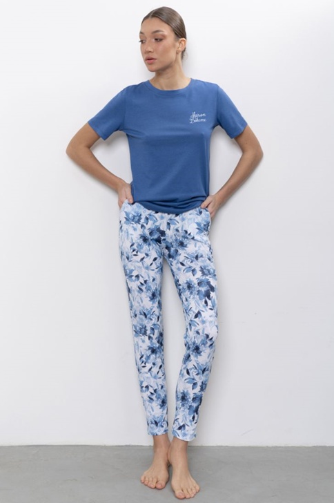 ФУТБОЛКА ЖЕНСКАЯ арт. 6503W-20332.1H-734 Индиго