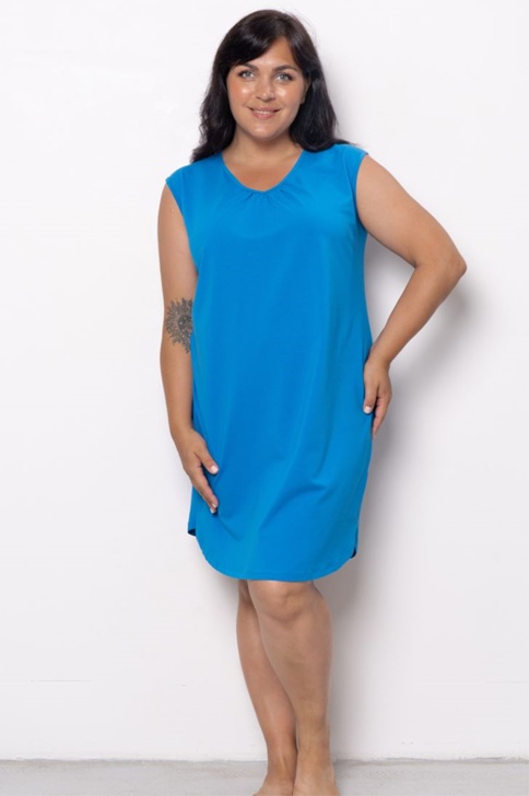 ПЛАТЬЕ ЖЕНСКОЕ арт. 6514W-70207.1H-725 Васильковый