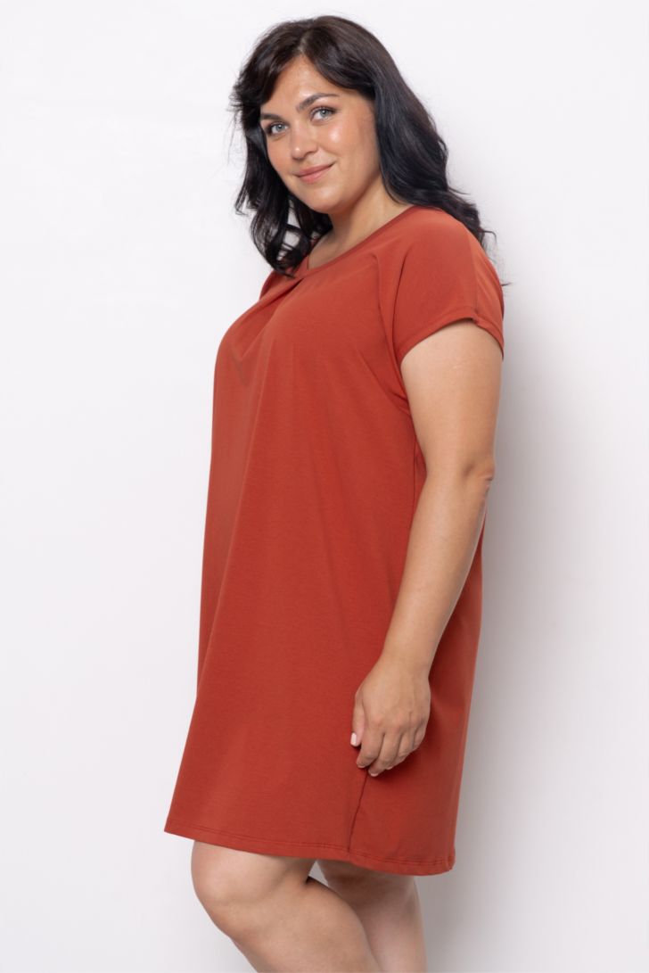 ПЛАТЬЕ ЖЕНСКОЕ арт. 6514W-70205.1H-527 Терракотовый