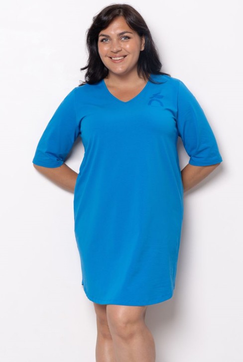 ПЛАТЬЕ ЖЕНСКОЕ арт. 6514W-70206.1H-725.1390 Васильковый