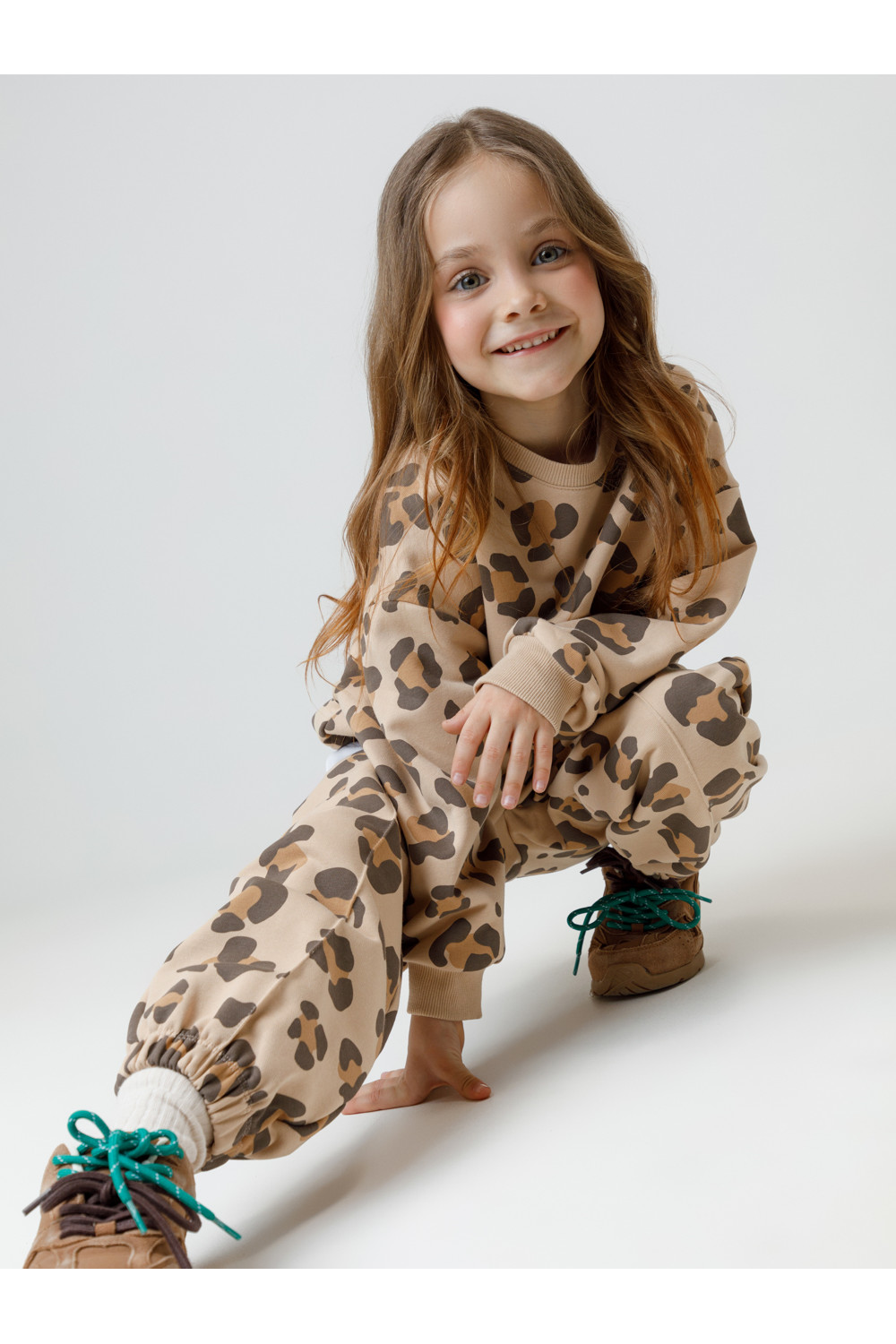 Crockid Брюки КР 400887 бежевый С074 Н093 к665 Crockid