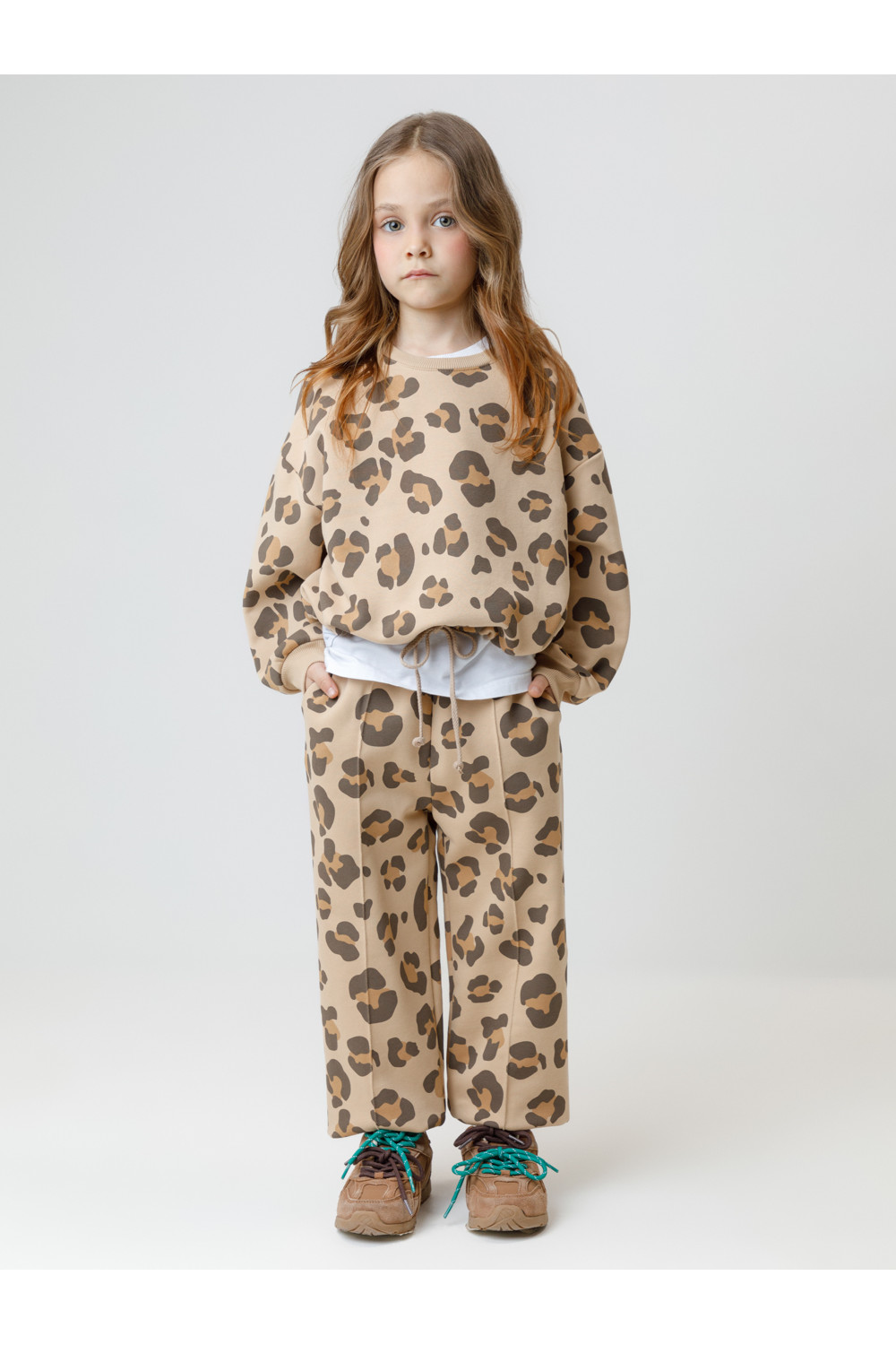 Crockid Брюки КР 400887 бежевый С074 Н093 к665 Crockid
