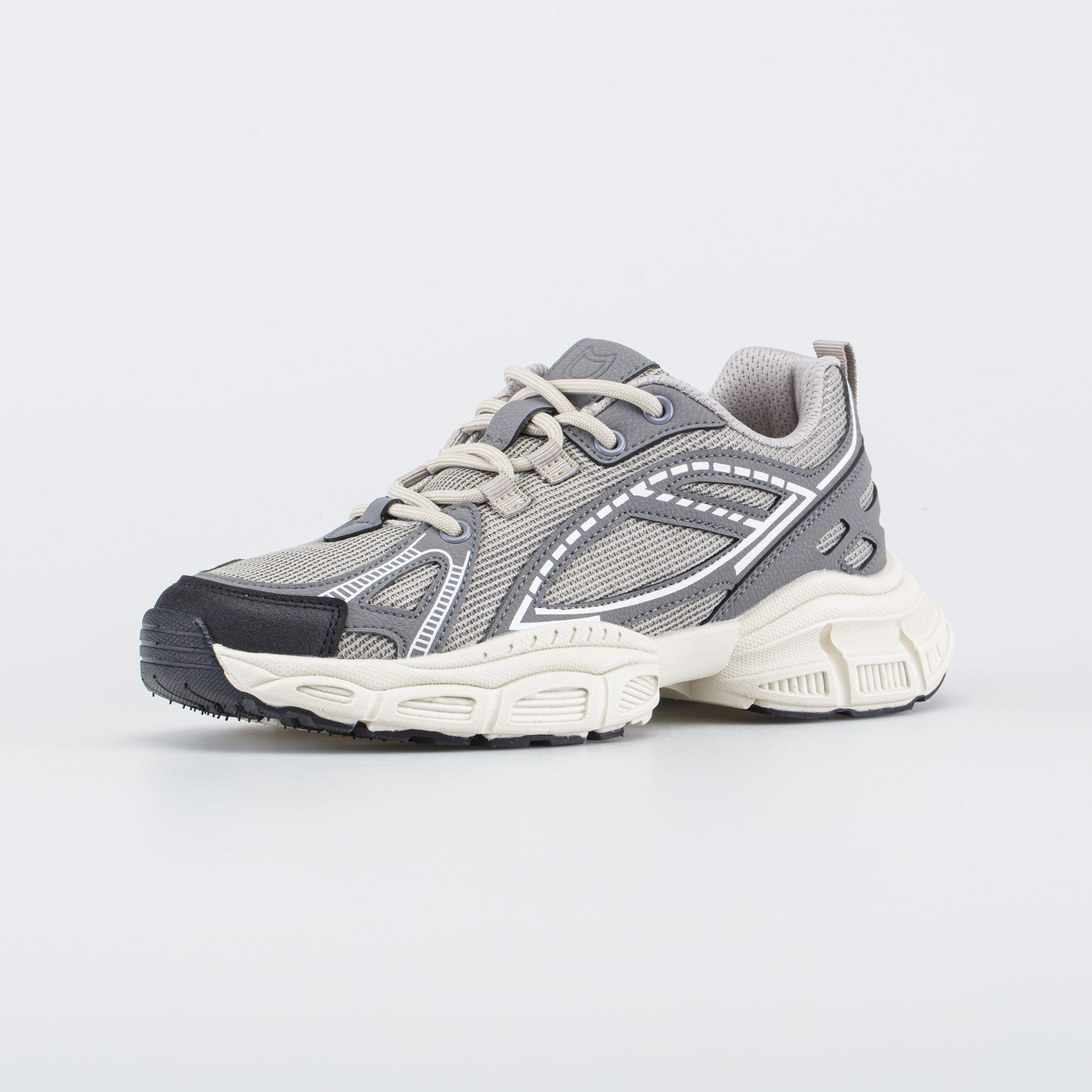 сер-чер полуботинки школьная, подростковая Комбинирован.