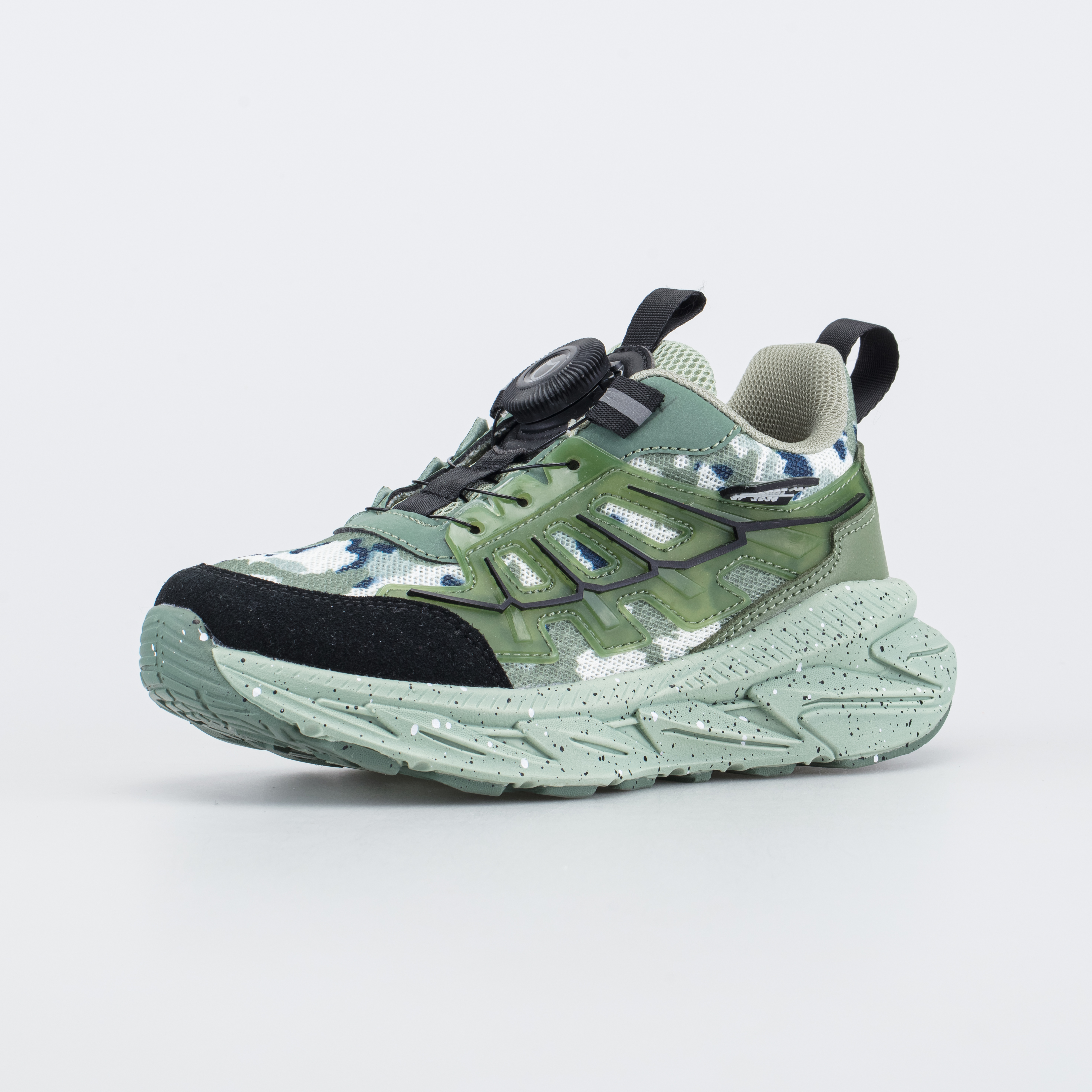 зеленый полуботинки школьная Комбинирован.