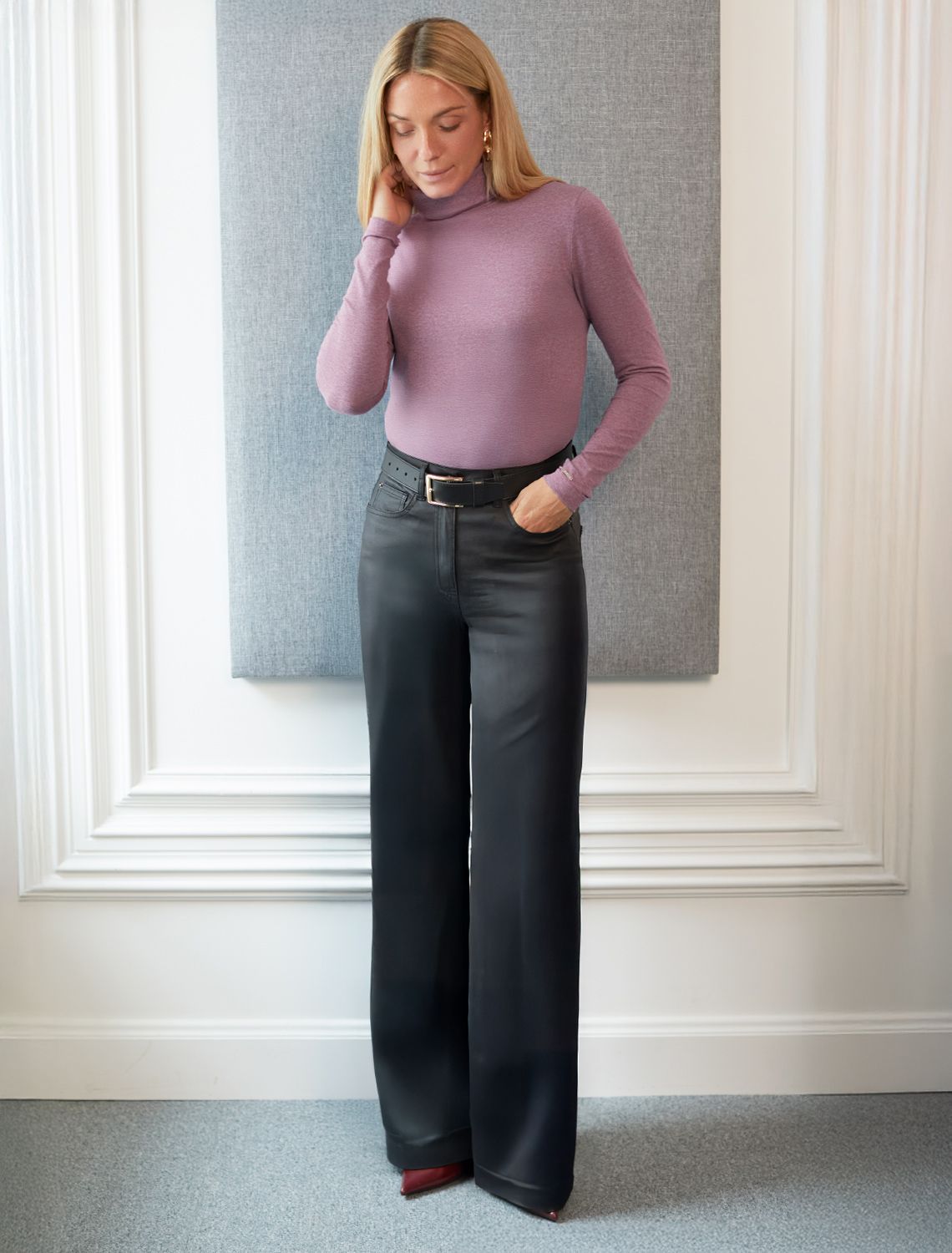 Водолазка из премиального хлопка с эластаном