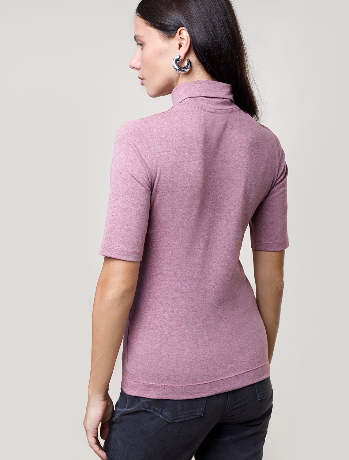 Водолазка из премиального хлопка с эластаном