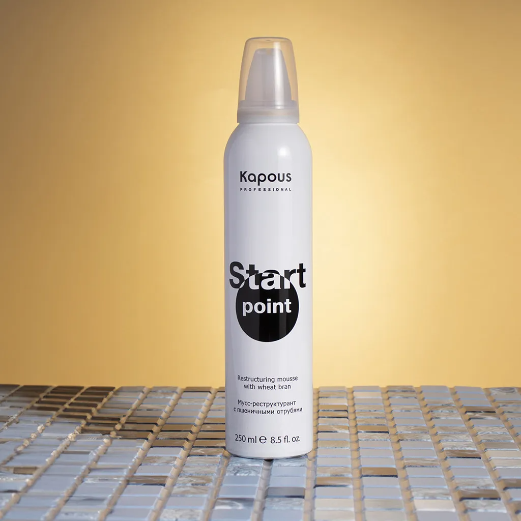 KAPOUS Мусс-реструктурант «Start Point» с пшеничными отрубями, 250 мл