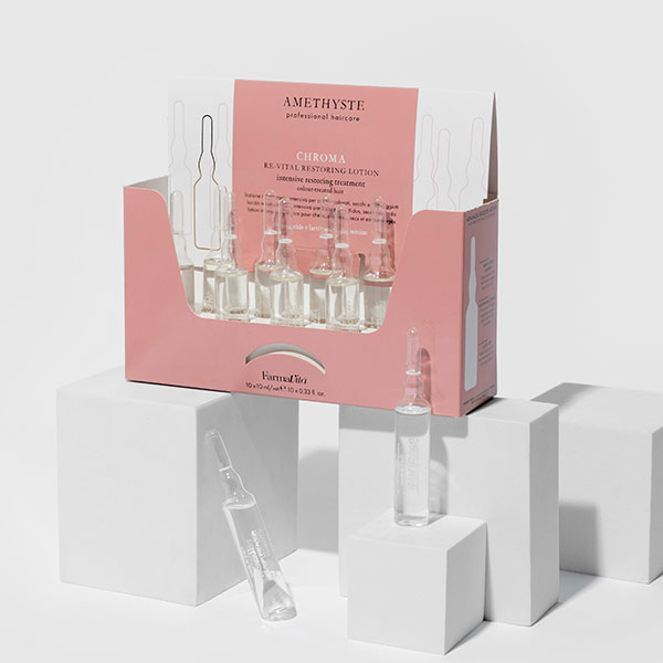 Лосьон интенсивный восстанавливающий для окрашенных волос Chroma Re-Vital Restoring Lotion Amethyste 10х10мл