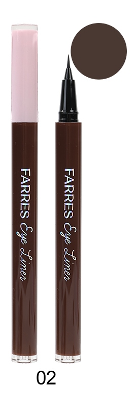 FARRES /MB027-02/ Подводка-маркер для глаз Коричневый (6)