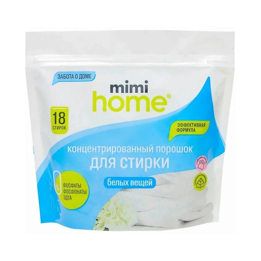 Mimi Home Концентрир.порошок для стирки белых вещей. / 584902 /