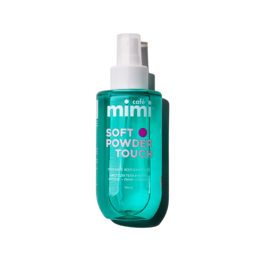 КМ cafémimi Парфюмированный мист для тела и волос SOFT POWDER TOUCH, 190мл. 6 / 512702