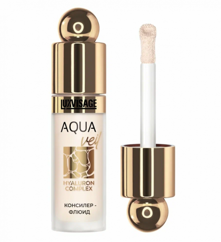 LUXVISAGE Консилер-флюид AQUA veil HYALURON COMPLEX, тон 102 (*4)