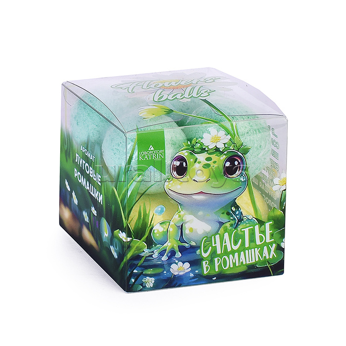 Набор шипучей соли для ванн 160г Flowers balls