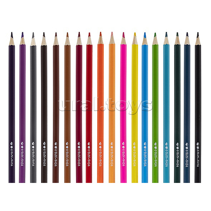 Карандаши цветные 18 цв. ECO