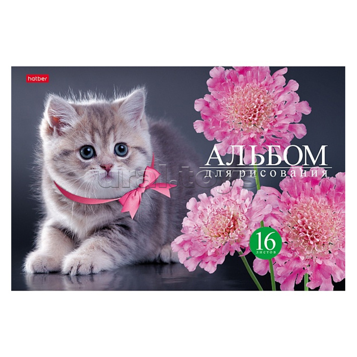 Альбом для рисования 16л А4 на скобе серия