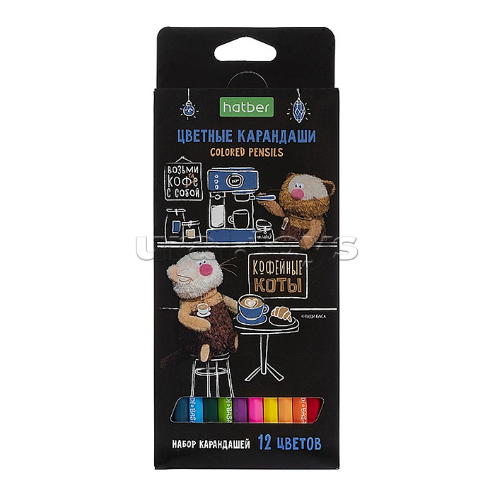 Карандаши цветные 12цв. ECO