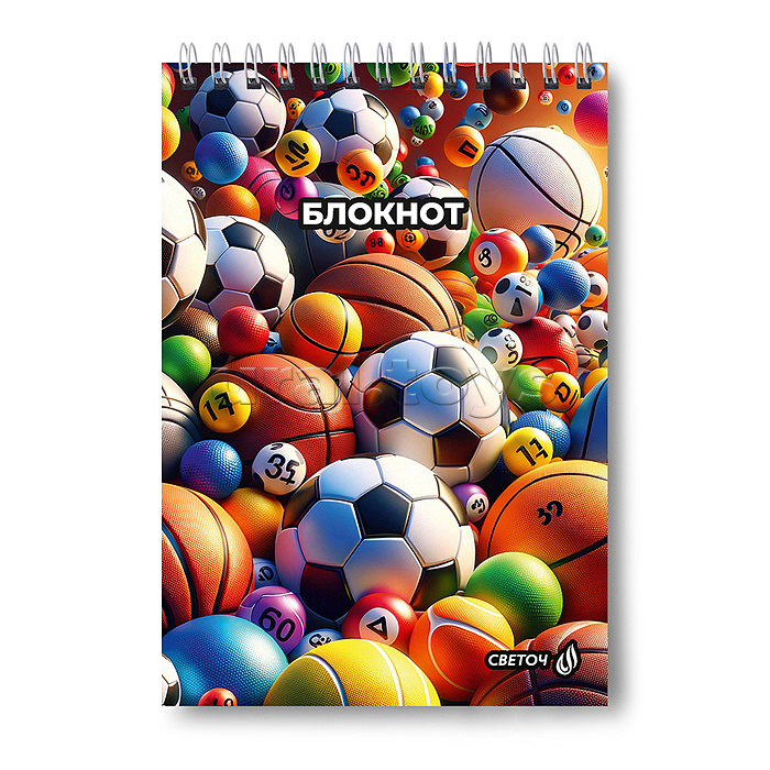 Блокнот A5 80л. клетка