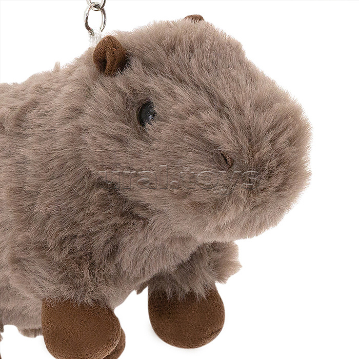 Мягкая игрушка Капибара 13 с метал. кольцом