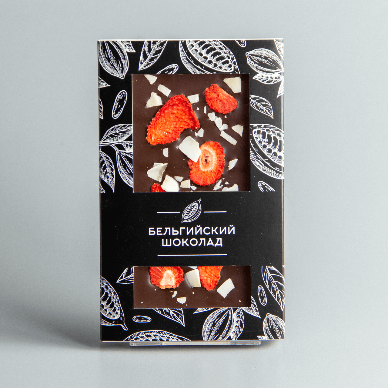 NEW! Тёмный шоколад с клубникой и кокосом #25