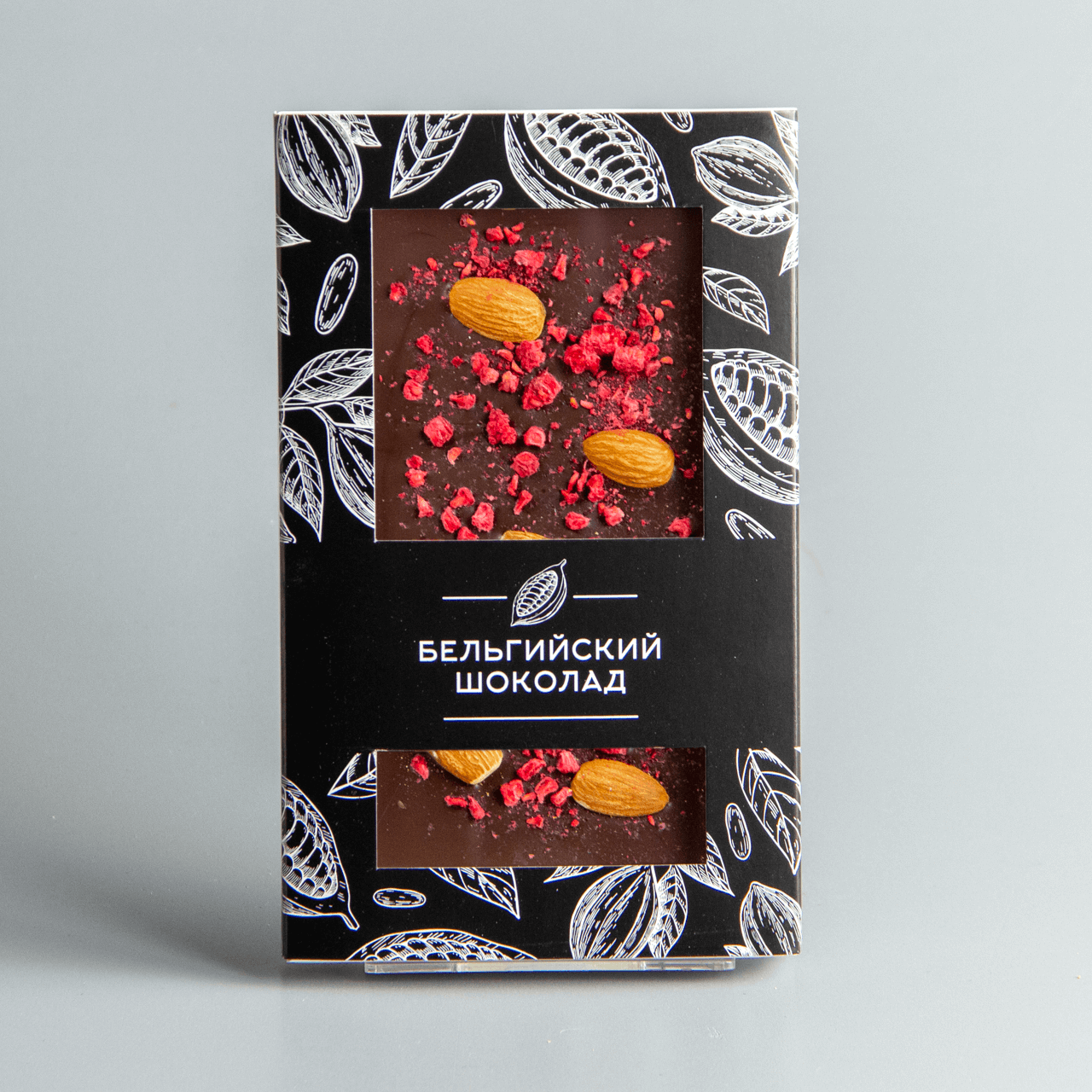 NEW! Тёмный шоколад с малиной и миндалём #29