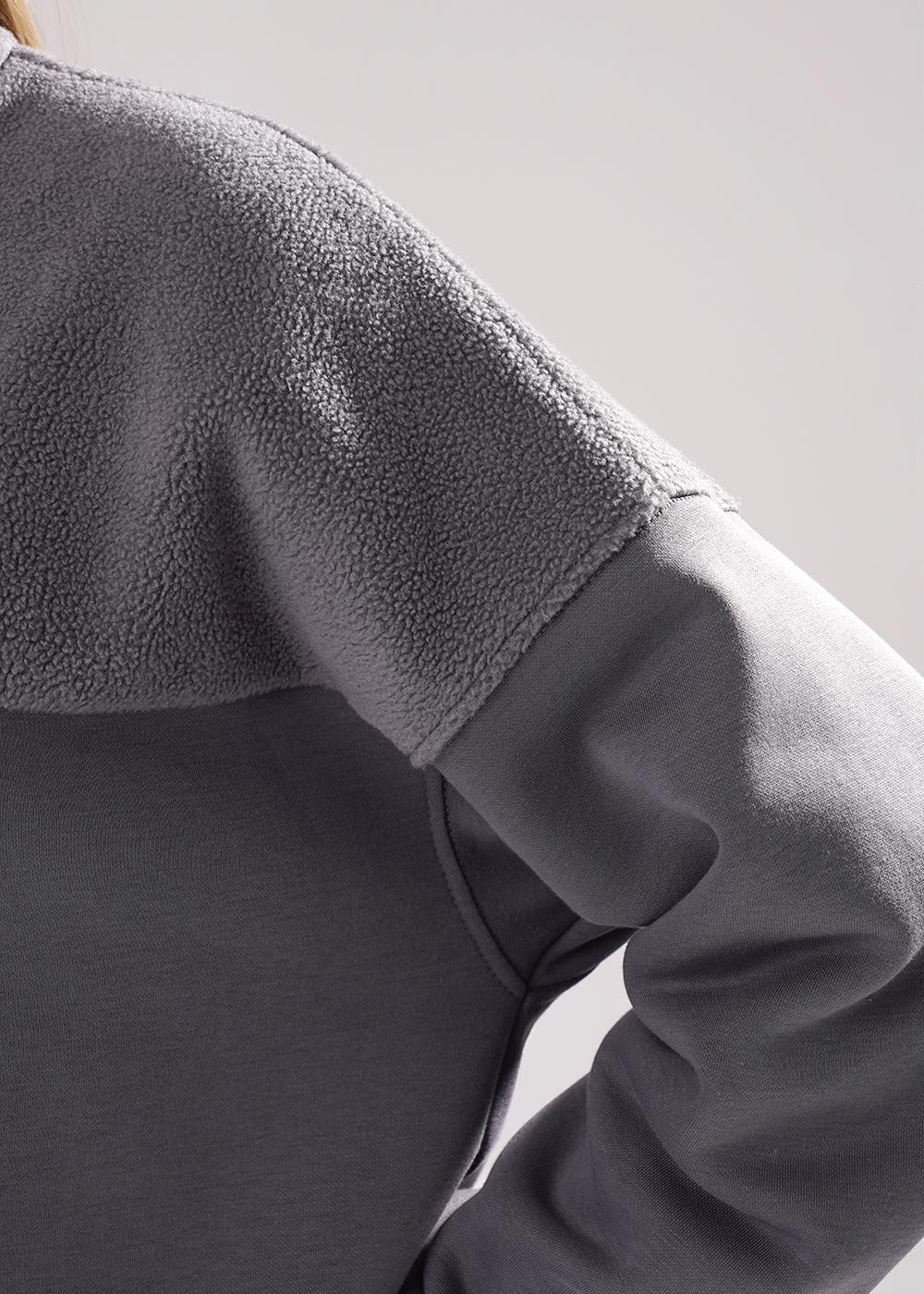 CLE LH15-107 Толстовка женская LH15-107 т.серый