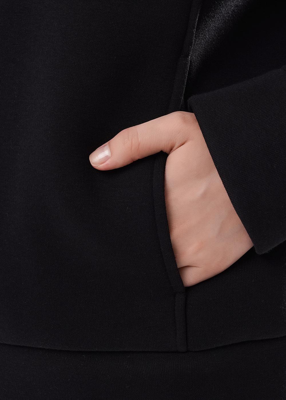 CLE LJ15-106 Толстовка женская LJ15-106 чёрный