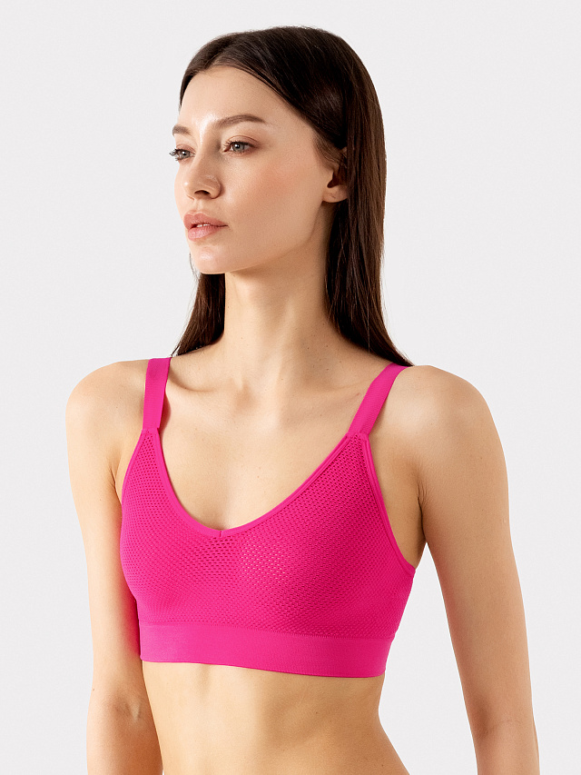 Бюстье женское в малиновом цвете