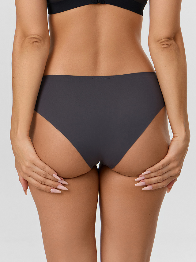 Трусы-слипы женские графитовые