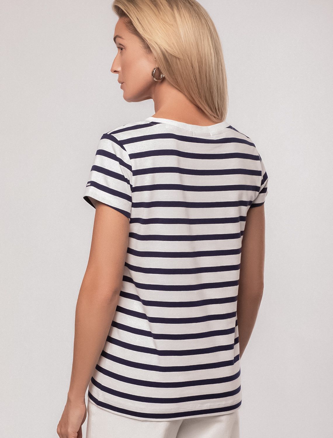 Футболка из премиального хлопка с эластаном