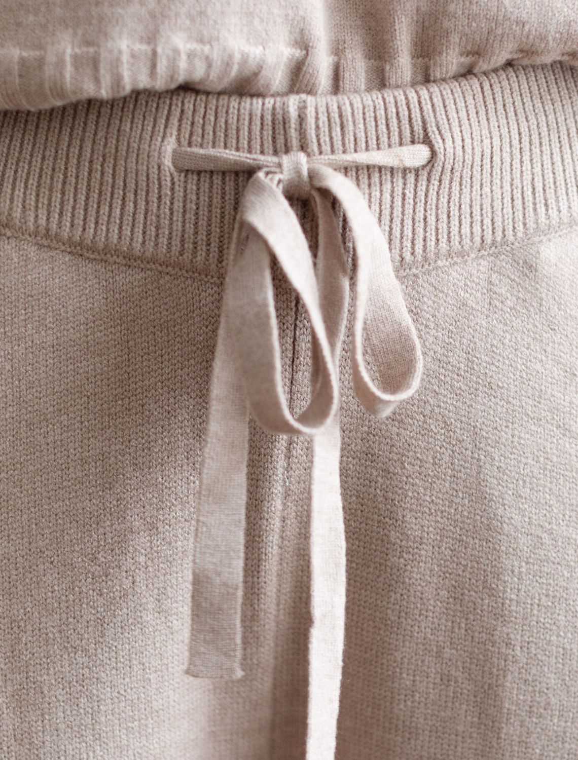 Прямые брюки из пряжи с кашемиром