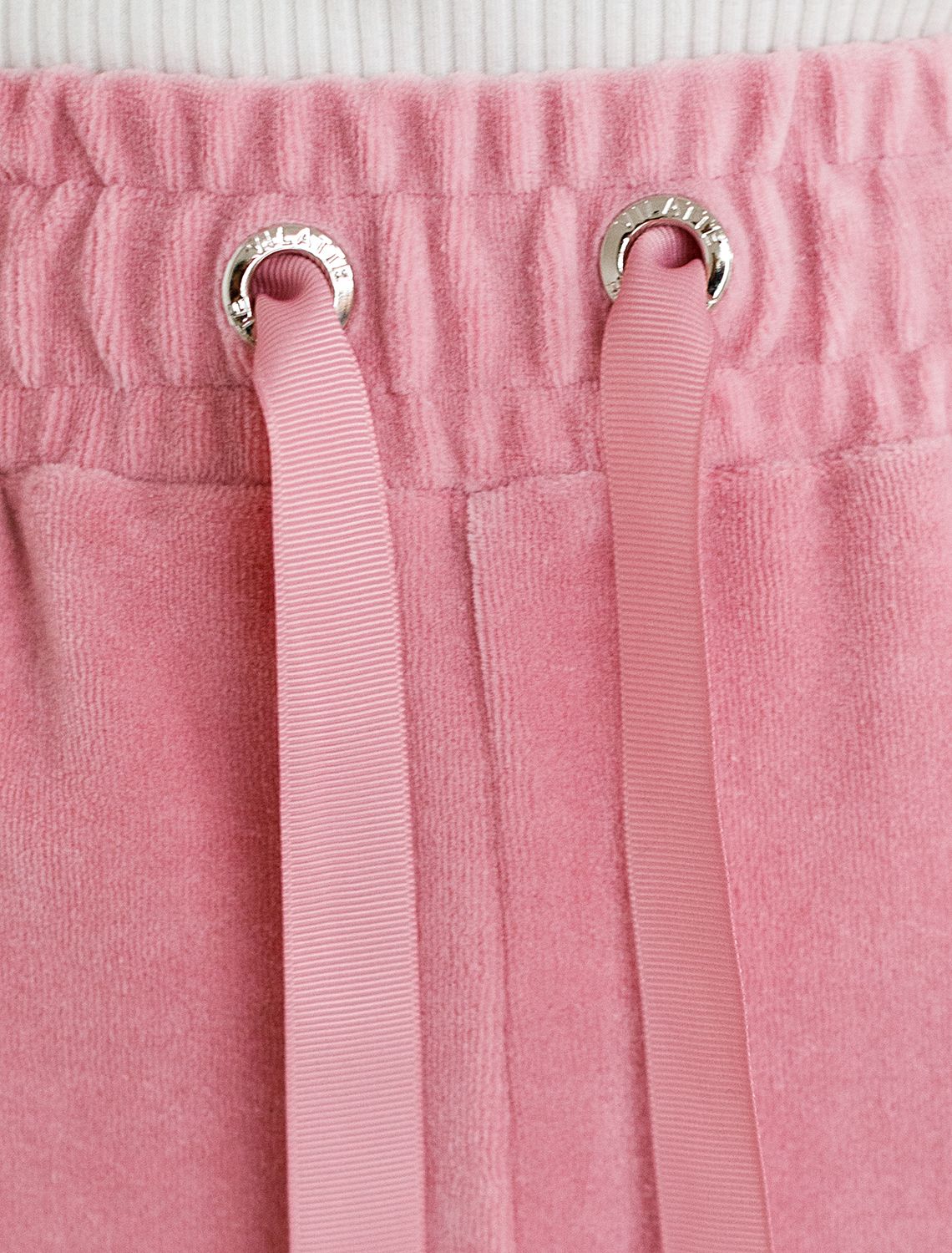 Прямые брюки из бархатистого велюра