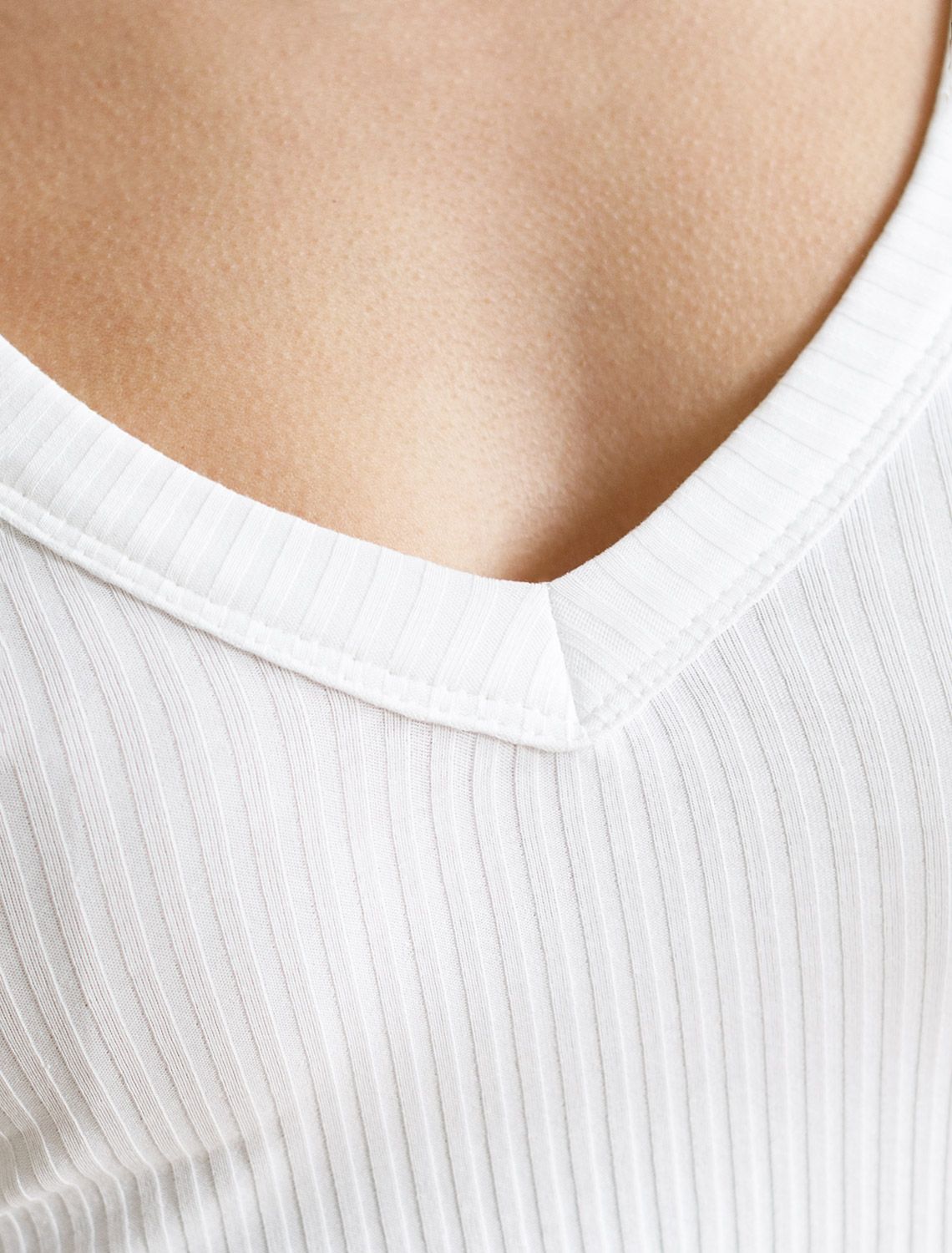 Джемпер из трикотажа в широкий рубчик