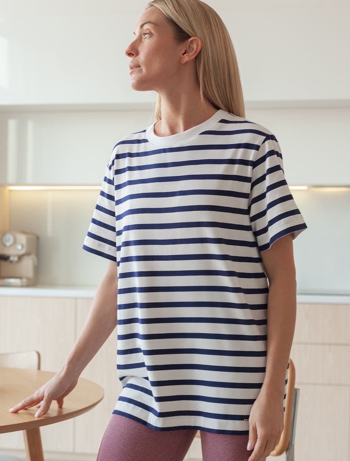 Футболка из премиального хлопка с эластаном