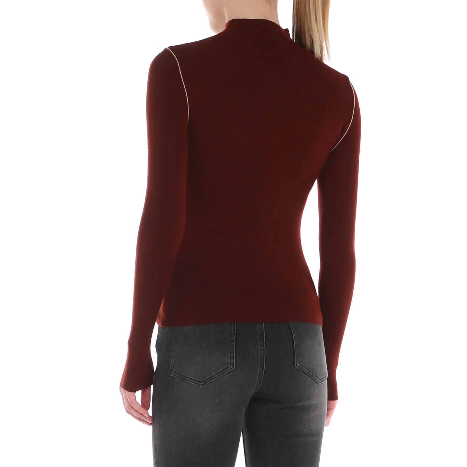 Женская водолазка MAISON DAVID 4090154, винный