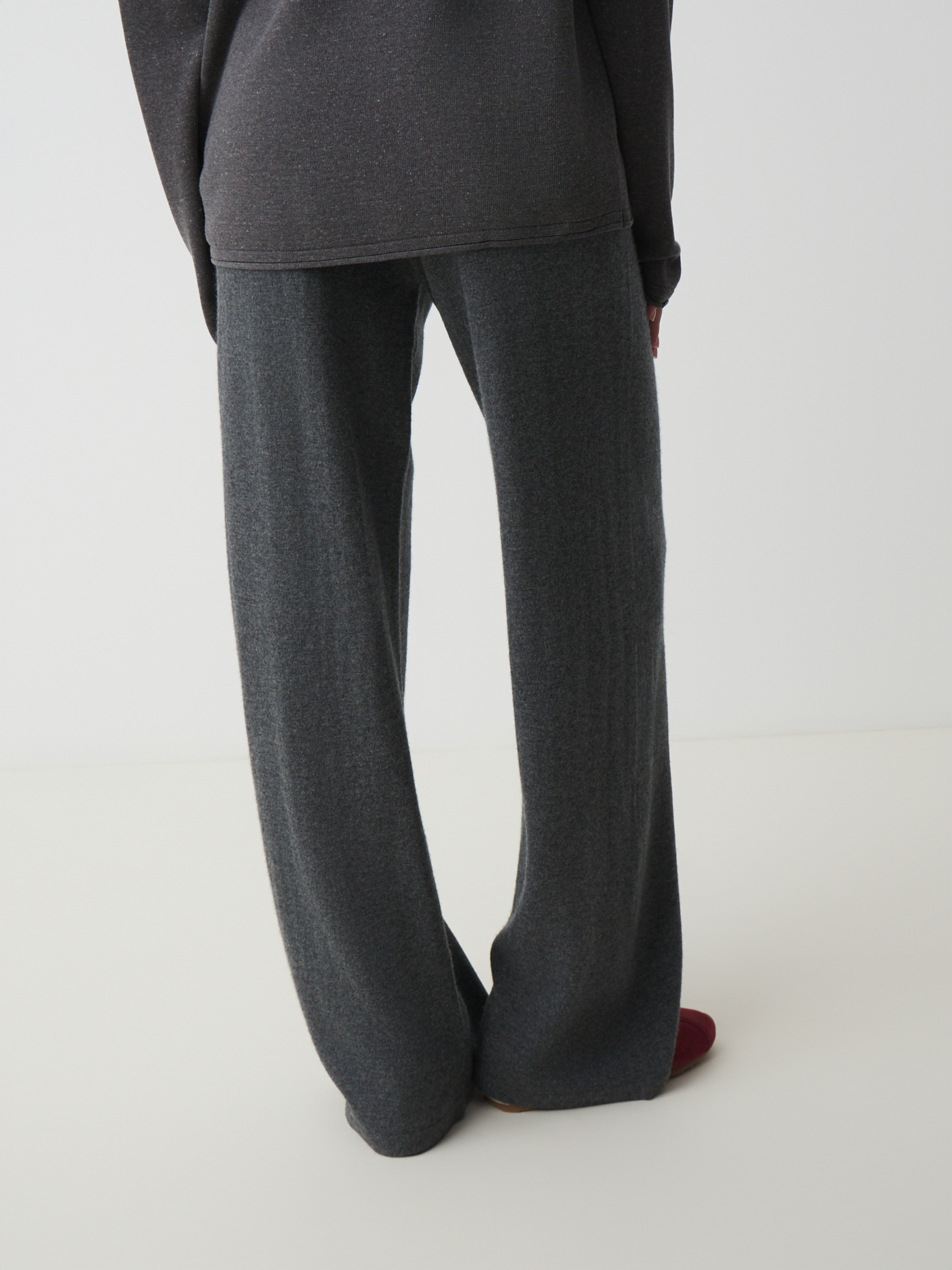 Женские широкие брюки MAISON DAVID 4491602, серый