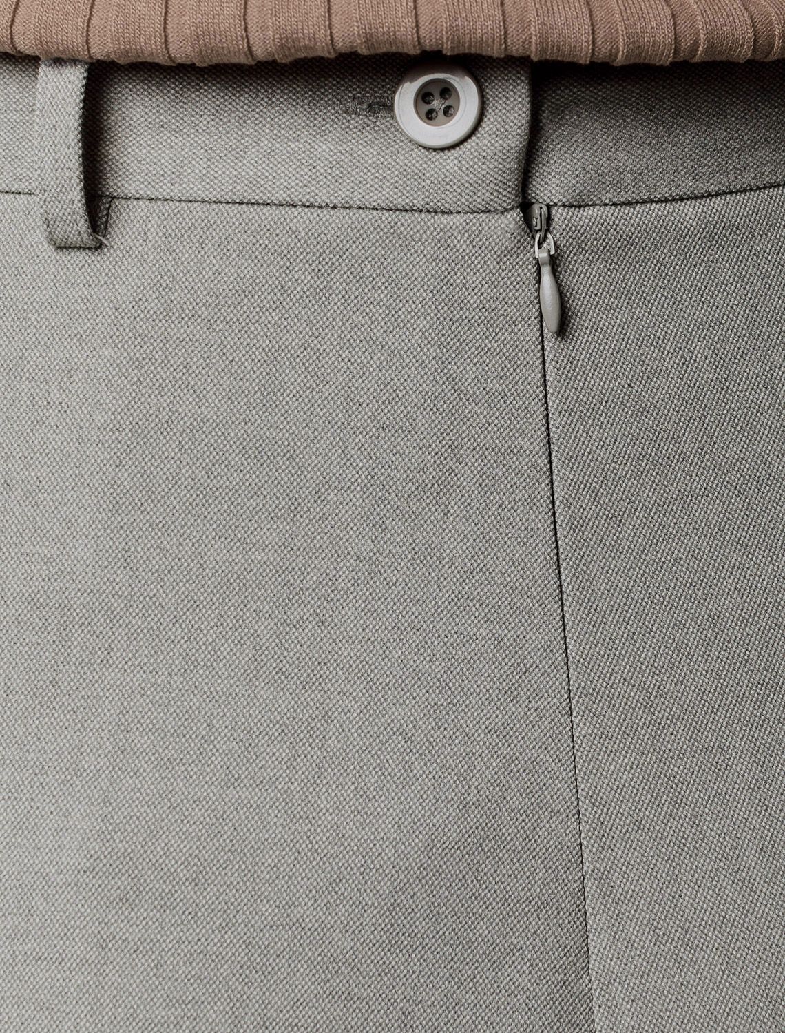 Ст.цена 2790р Юбка А-силуэтаиз премиальной костюмной ткани с добавлением лиоцелла D26.202 серый