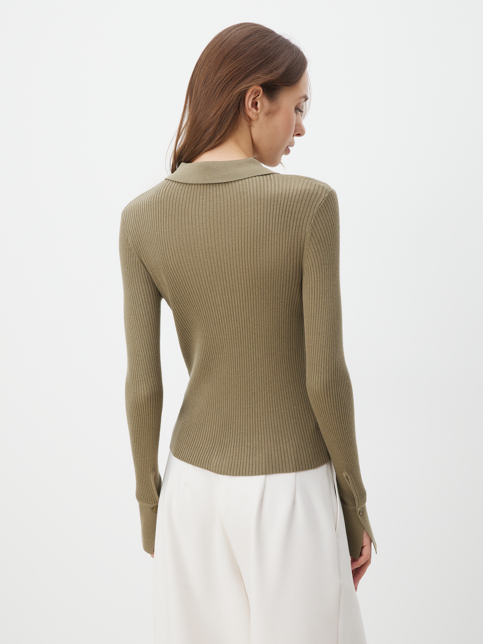 Женский кардиган MAISON DAVID 4451147, бежево-зеленый